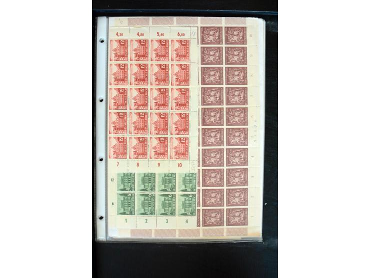 1872/1945, postfrischer, ungebrauchter und gestempelter Bestand mit vielen besseren Ausgaben in 2 Kartons