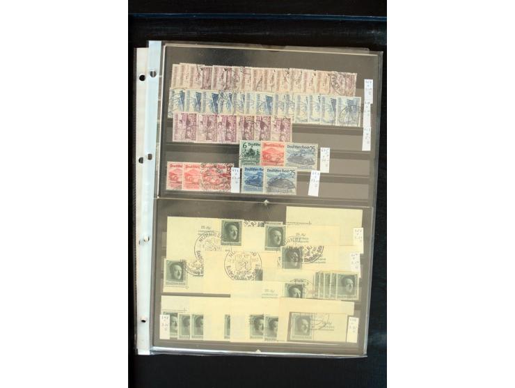 1872/1945, postfrischer, ungebrauchter und gestempelter Bestand mit vielen besseren Ausgaben in 2 Kartons