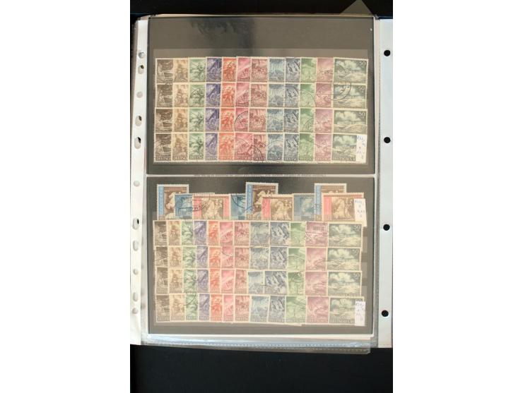1872/1945, postfrischer, ungebrauchter und gestempelter Bestand mit vielen besseren Ausgaben in 2 Kartons
