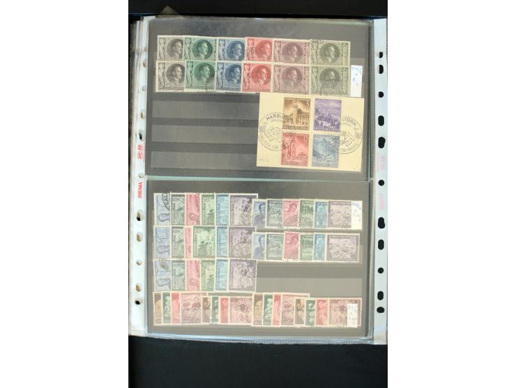 1872/1945, postfrischer, ungebrauchter und gestempelter Bestand mit vielen besseren Ausgaben in 2 Kartons