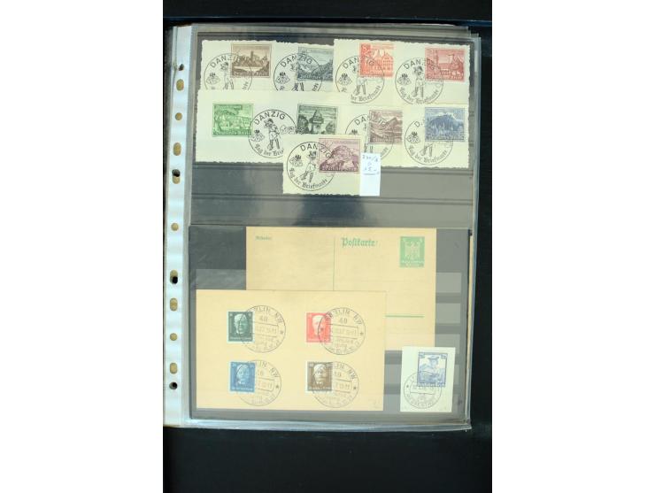 1872/1945, postfrischer, ungebrauchter und gestempelter Bestand mit vielen besseren Ausgaben in 2 Kartons