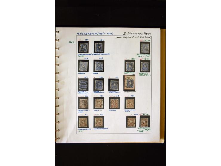 1872/1932, postfrische, ungebrauchte und gestempelte reichhaltige Sammlung in 2 Alben, oft doppelt gesammelt mit vielen besse