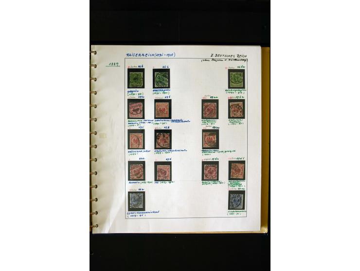1872/1932, postfrische, ungebrauchte und gestempelte reichhaltige Sammlung in 2 Alben, oft doppelt gesammelt mit vielen besse