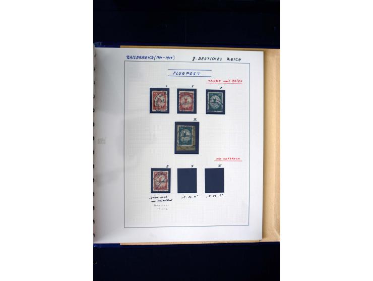 1872/1932, postfrische, ungebrauchte und gestempelte reichhaltige Sammlung in 2 Alben, oft doppelt gesammelt mit vielen besse