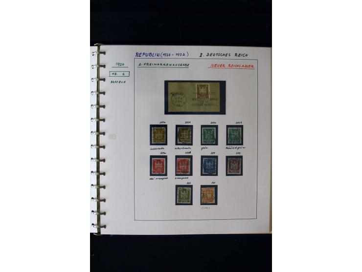 1872/1932, postfrische, ungebrauchte und gestempelte reichhaltige Sammlung in 2 Alben, oft doppelt gesammelt mit vielen besse