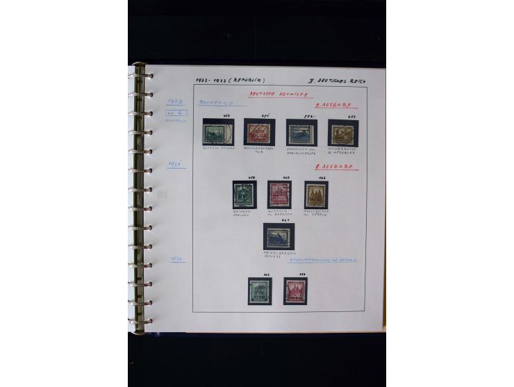 1872/1932, postfrische, ungebrauchte und gestempelte reichhaltige Sammlung in 2 Alben, oft doppelt gesammelt mit vielen besse