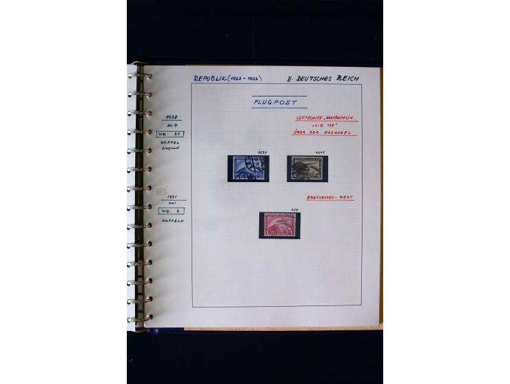 1872/1932, postfrische, ungebrauchte und gestempelte reichhaltige Sammlung in 2 Alben, oft doppelt gesammelt mit vielen besse