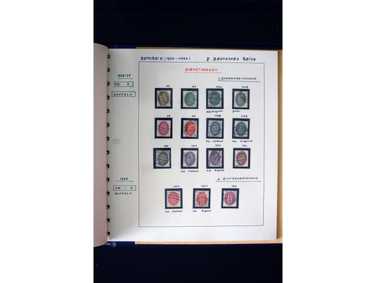 1872/1932, postfrische, ungebrauchte und gestempelte reichhaltige Sammlung in 2 Alben, oft doppelt gesammelt mit vielen besse