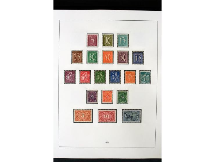 1872/1945, postfrische und etwas ungebrauchte Sammlung mit u.a. Bl.1, 3 etc.