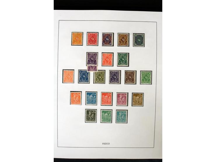 1872/1945, postfrische und etwas ungebrauchte Sammlung mit u.a. Bl.1, 3 etc.