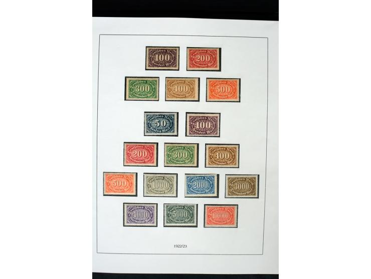 1872/1945, postfrische und etwas ungebrauchte Sammlung mit u.a. Bl.1, 3 etc.