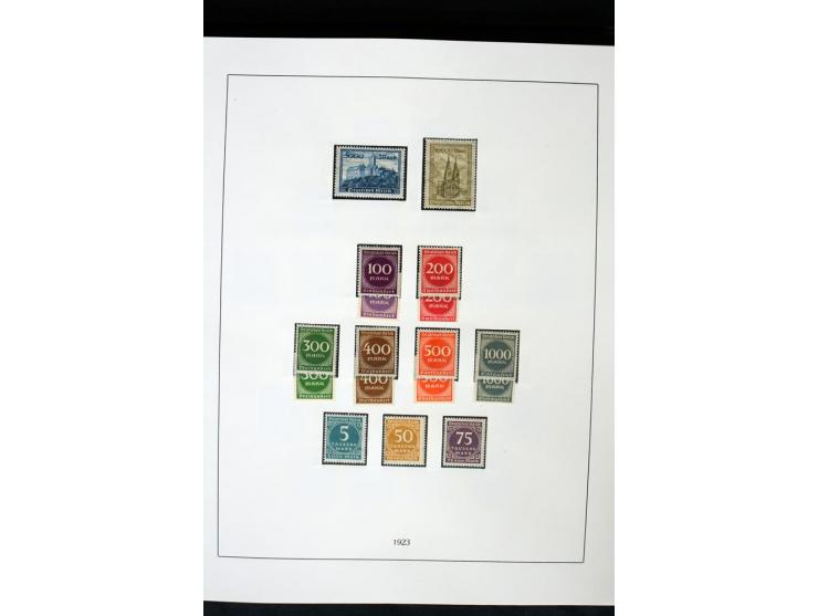 1872/1945, postfrische und etwas ungebrauchte Sammlung mit u.a. Bl.1, 3 etc.