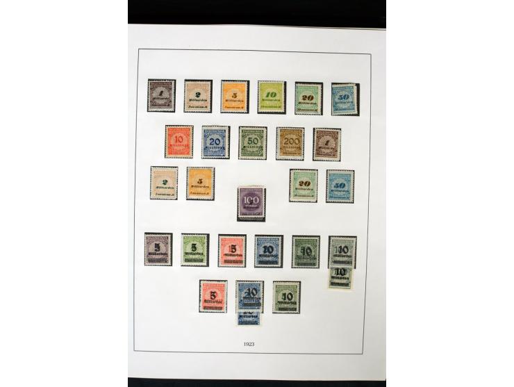 1872/1945, postfrische und etwas ungebrauchte Sammlung mit u.a. Bl.1, 3 etc.