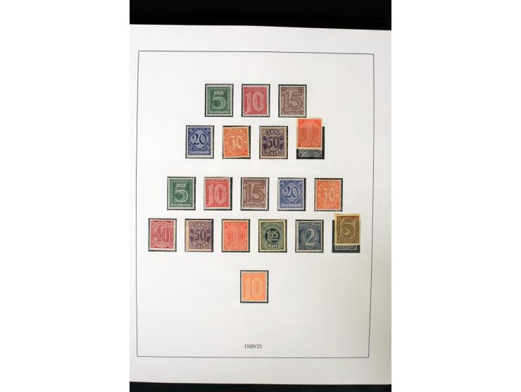 1872/1945, postfrische und etwas ungebrauchte Sammlung mit u.a. Bl.1, 3 etc.