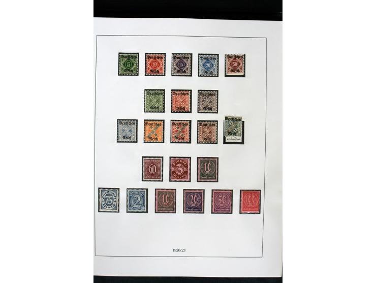 1872/1945, postfrische und etwas ungebrauchte Sammlung mit u.a. Bl.1, 3 etc.