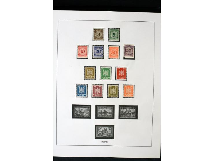 1872/1945, postfrische und etwas ungebrauchte Sammlung mit u.a. Bl.1, 3 etc.