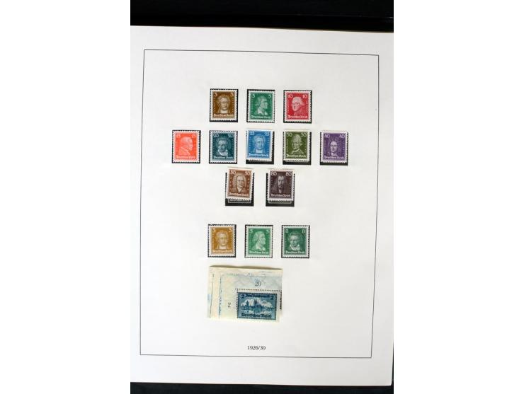 1872/1945, postfrische und etwas ungebrauchte Sammlung mit u.a. Bl.1, 3 etc.
