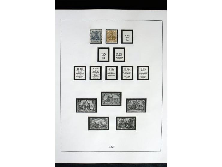 1872/1945, postfrische und etwas ungebrauchte Sammlung mit u.a. Bl.1, 3 etc.
