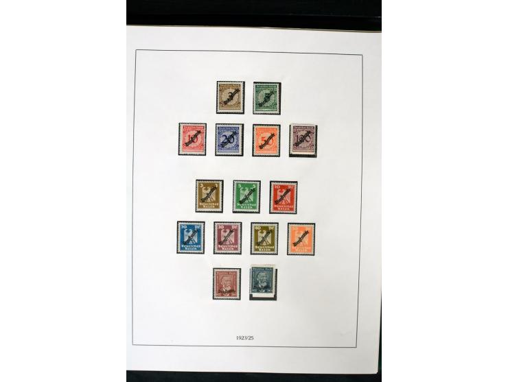1872/1945, postfrische und etwas ungebrauchte Sammlung mit u.a. Bl.1, 3 etc.