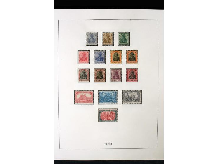 1872/1945, postfrische und etwas ungebrauchte Sammlung mit u.a. Bl.1, 3 etc.