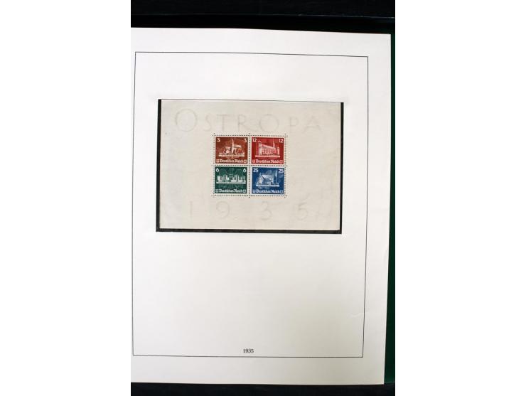 1872/1945, postfrische und etwas ungebrauchte Sammlung mit u.a. Bl.1, 3 etc.