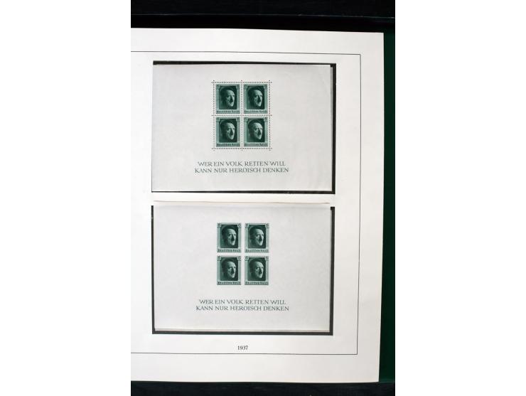 1872/1945, postfrische und etwas ungebrauchte Sammlung mit u.a. Bl.1, 3 etc.