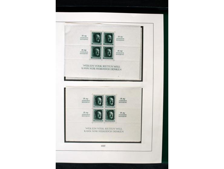 1872/1945, postfrische und etwas ungebrauchte Sammlung mit u.a. Bl.1, 3 etc.
