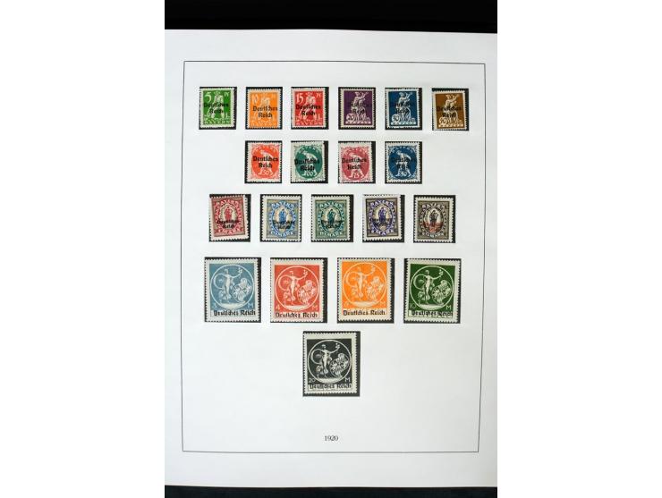 1872/1945, postfrische und etwas ungebrauchte Sammlung mit u.a. Bl.1, 3 etc.