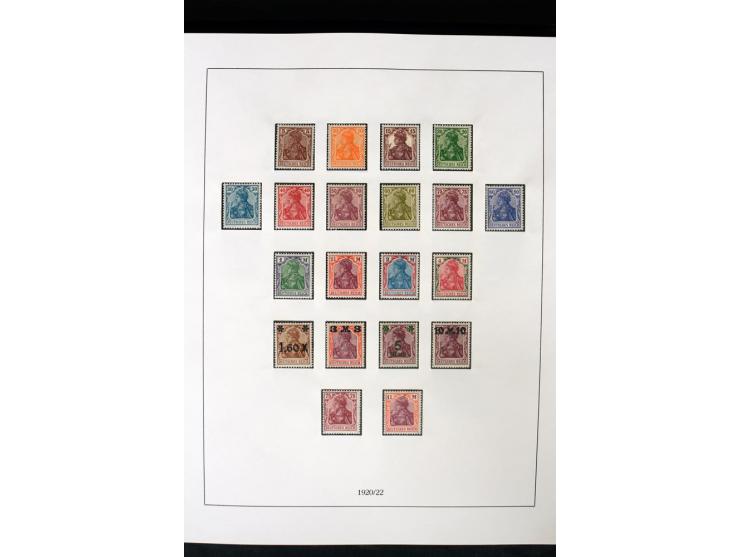1872/1945, postfrische und etwas ungebrauchte Sammlung mit u.a. Bl.1, 3 etc.