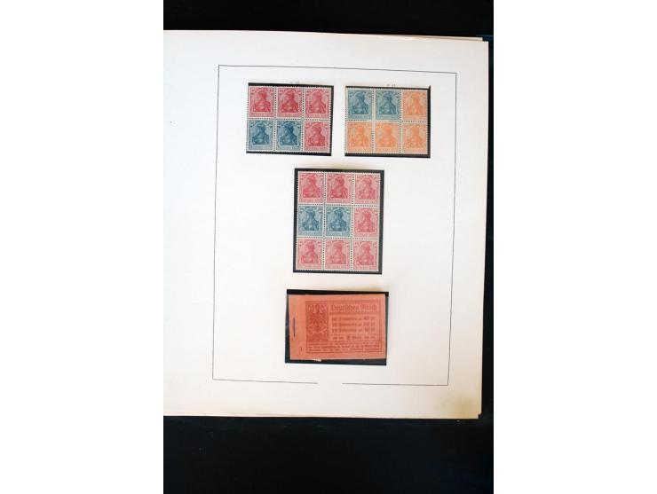 1872/1945, postfrische, ungebrauchte und gestempelte Sammlung mit u.a. Mi.-Nr. 66 (3), 438-39 (2), 456-58, 496-98, Bl.1, 2 et