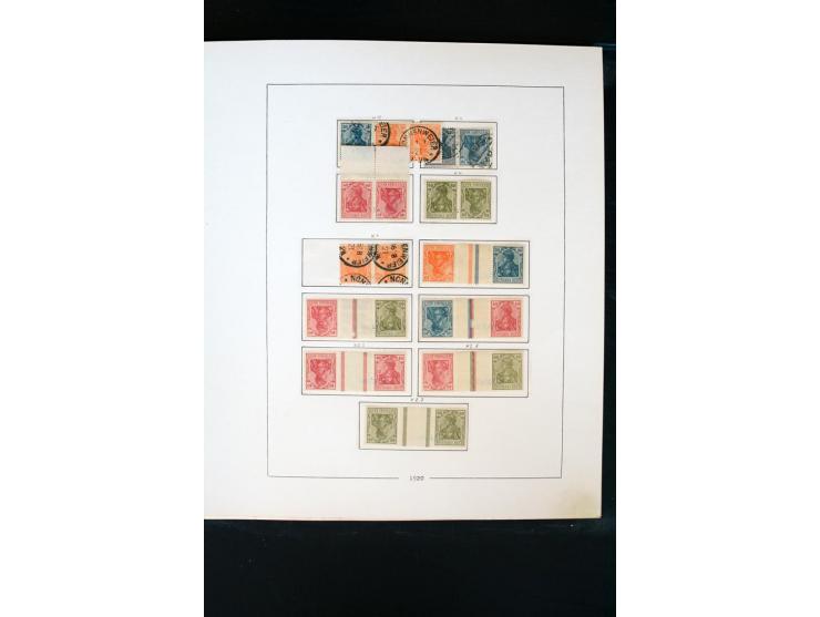 1872/1945, postfrische, ungebrauchte und gestempelte Sammlung mit u.a. Mi.-Nr. 66 (3), 438-39 (2), 456-58, 496-98, Bl.1, 2 et