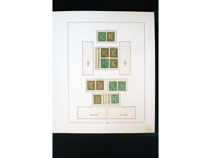 1872/1945, postfrische, ungebrauchte und gestempelte Sammlung mit u.a. Mi.-Nr. 66 (3), 438-39 (2), 456-58, 496-98, Bl.1, 2 et