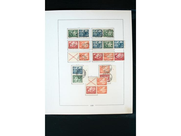 1872/1945, postfrische, ungebrauchte und gestempelte Sammlung mit u.a. Mi.-Nr. 66 (3), 438-39 (2), 456-58, 496-98, Bl.1, 2 et