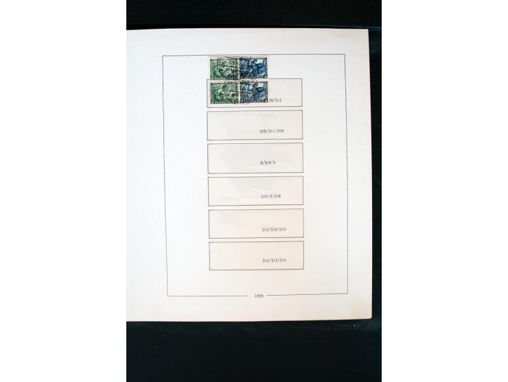 1872/1945, postfrische, ungebrauchte und gestempelte Sammlung mit u.a. Mi.-Nr. 66 (3), 438-39 (2), 456-58, 496-98, Bl.1, 2 et