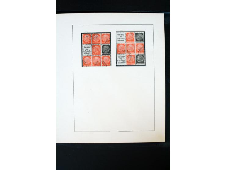 1872/1945, postfrische, ungebrauchte und gestempelte Sammlung mit u.a. Mi.-Nr. 66 (3), 438-39 (2), 456-58, 496-98, Bl.1, 2 et