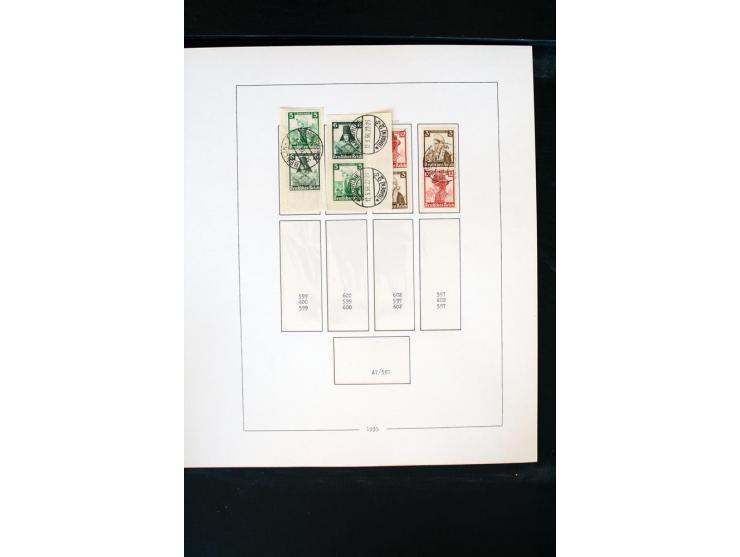 1872/1945, postfrische, ungebrauchte und gestempelte Sammlung mit u.a. Mi.-Nr. 66 (3), 438-39 (2), 456-58, 496-98, Bl.1, 2 et