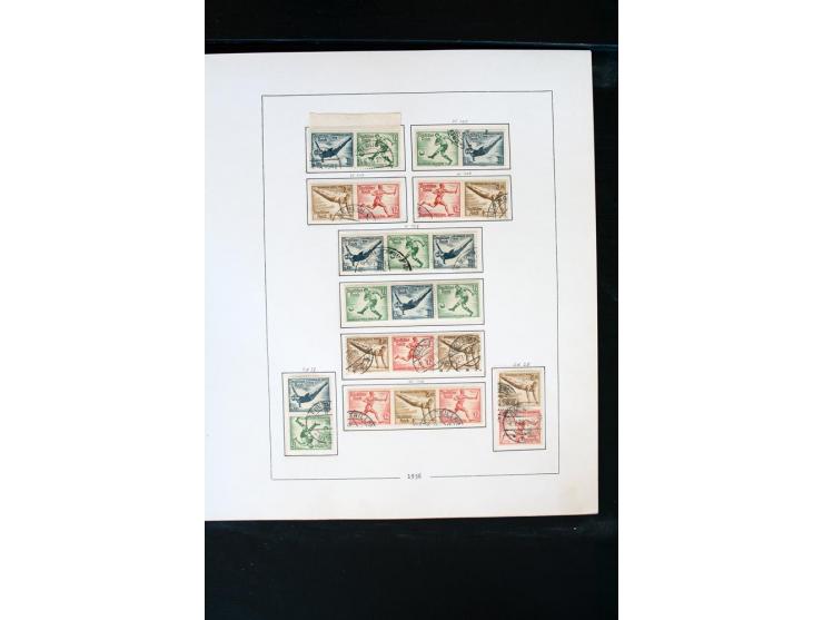 1872/1945, postfrische, ungebrauchte und gestempelte Sammlung mit u.a. Mi.-Nr. 66 (3), 438-39 (2), 456-58, 496-98, Bl.1, 2 et