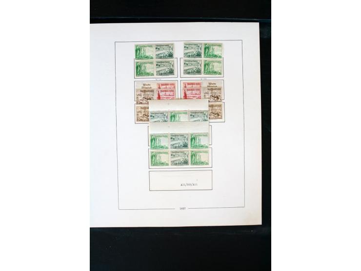1872/1945, postfrische, ungebrauchte und gestempelte Sammlung mit u.a. Mi.-Nr. 66 (3), 438-39 (2), 456-58, 496-98, Bl.1, 2 et