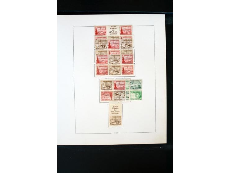 1872/1945, postfrische, ungebrauchte und gestempelte Sammlung mit u.a. Mi.-Nr. 66 (3), 438-39 (2), 456-58, 496-98, Bl.1, 2 et