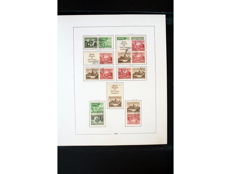 1872/1945, postfrische, ungebrauchte und gestempelte Sammlung mit u.a. Mi.-Nr. 66 (3), 438-39 (2), 456-58, 496-98, Bl.1, 2 et