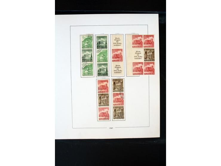 1872/1945, postfrische, ungebrauchte und gestempelte Sammlung mit u.a. Mi.-Nr. 66 (3), 438-39 (2), 456-58, 496-98, Bl.1, 2 et