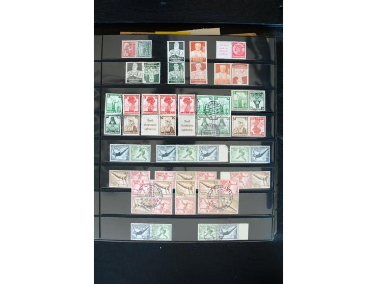 1872/1945, postfrische, ungebrauchte und gestempelte Sammlung mit u.a. Mi.-Nr. 66 (3), 438-39 (2), 456-58, 496-98, Bl.1, 2 et