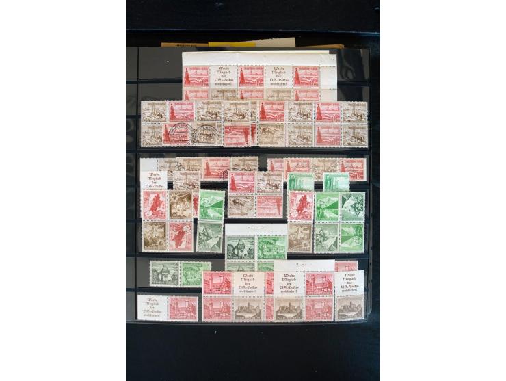 1872/1945, postfrische, ungebrauchte und gestempelte Sammlung mit u.a. Mi.-Nr. 66 (3), 438-39 (2), 456-58, 496-98, Bl.1, 2 et