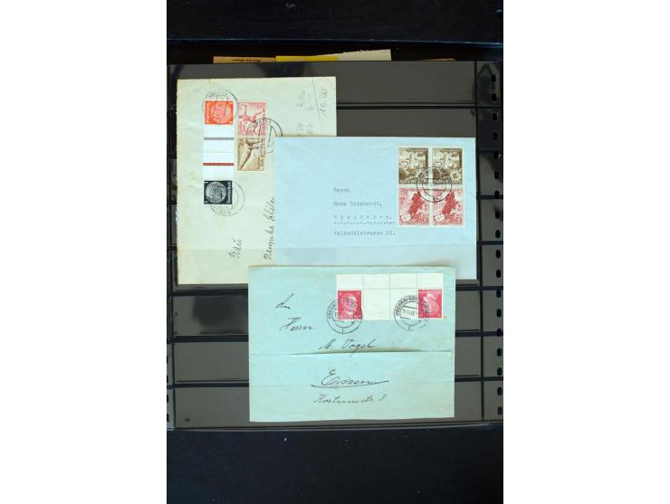 1872/1945, postfrische, ungebrauchte und gestempelte Sammlung mit u.a. Mi.-Nr. 66 (3), 438-39 (2), 456-58, 496-98, Bl.1, 2 et