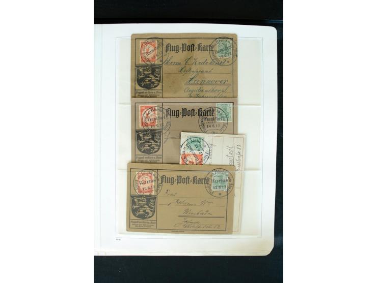 1872/1945, postfrische, ungebrauchte und gestempelte Sammlung mit u.a. Mi.-Nr. 66 (3), 438-39 (2), 456-58, 496-98, Bl.1, 2 et