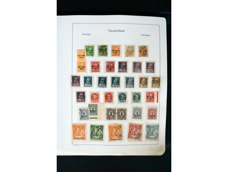 1872/1945, postfrische, ungebrauchte und gestempelte Sammlung mit u.a. Mi.-Nr. 66 (3), 438-39 (2), 456-58, 496-98, Bl.1, 2 et