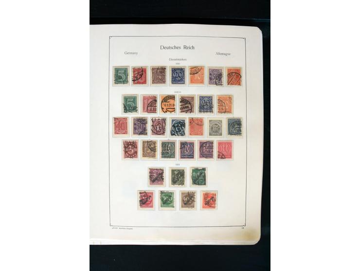 1872/1945, postfrische, ungebrauchte und gestempelte Sammlung mit u.a. Mi.-Nr. 66 (3), 438-39 (2), 456-58, 496-98, Bl.1, 2 et
