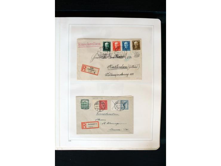 1872/1945, postfrische, ungebrauchte und gestempelte Sammlung mit u.a. Mi.-Nr. 66 (3), 438-39 (2), 456-58, 496-98, Bl.1, 2 et