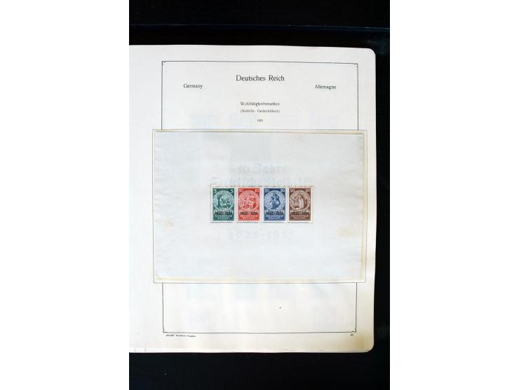 1872/1945, postfrische, ungebrauchte und gestempelte Sammlung mit u.a. Mi.-Nr. 66 (3), 438-39 (2), 456-58, 496-98, Bl.1, 2 et