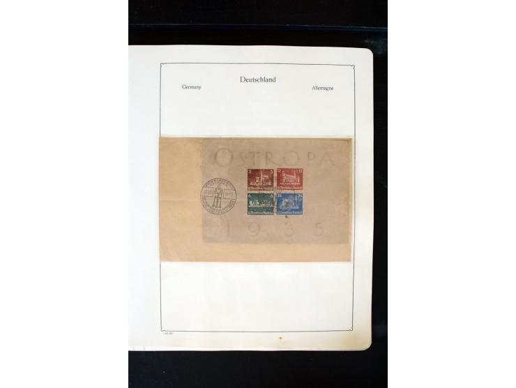 1872/1945, postfrische, ungebrauchte und gestempelte Sammlung mit u.a. Mi.-Nr. 66 (3), 438-39 (2), 456-58, 496-98, Bl.1, 2 et